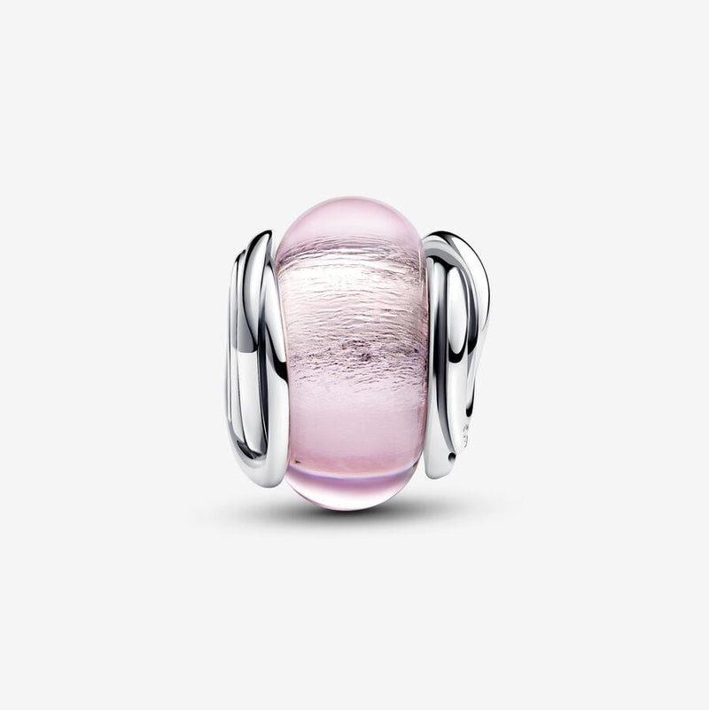 Encircled Pink Murano Glass Pandora Charm