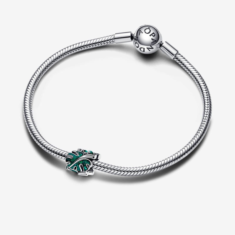 Green Monstera Leaves Pandora Charm