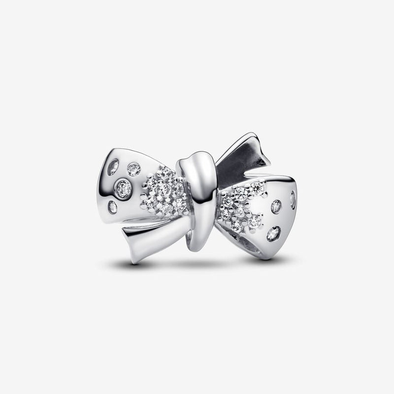 Sparkling Bow Pandora Charm