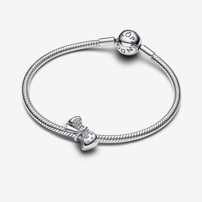 Sparkling Bow Pandora Charm