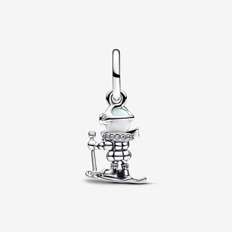 Skier Dangle Pandora Charm