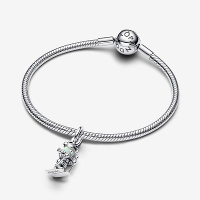 Skier Dangle Pandora Charm