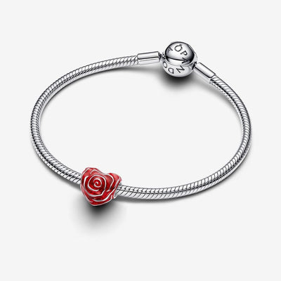 Rose Heart Pandora Charm