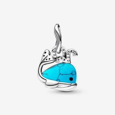 Turquoise Whale Pandora Charm