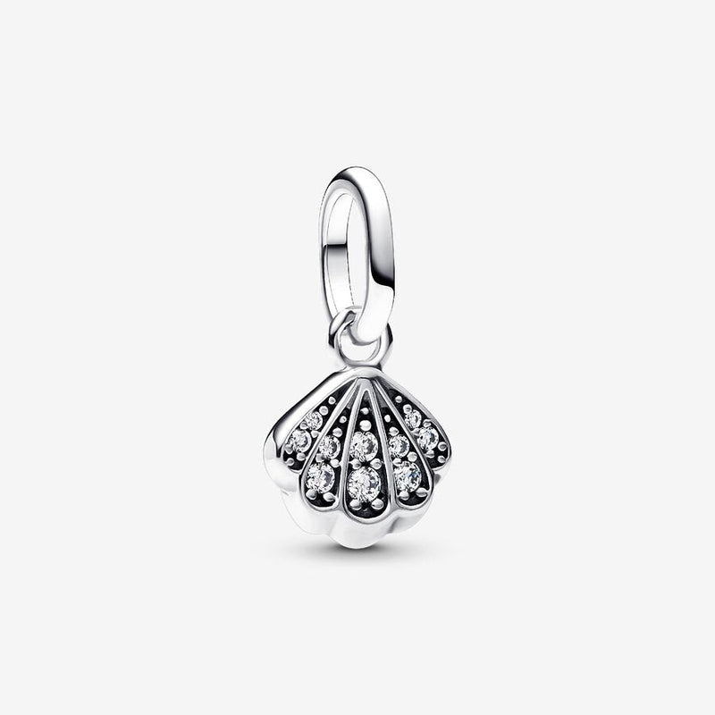 Sparkling Mini Dangle Shell Pandora Charm