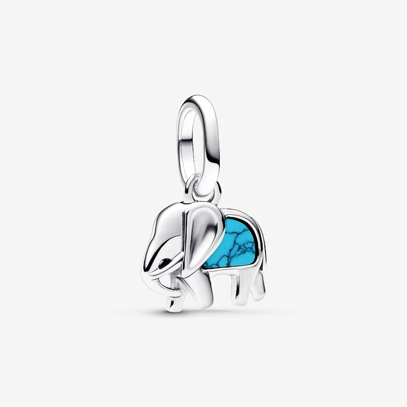 Turquoise Elephant Pandora Charm