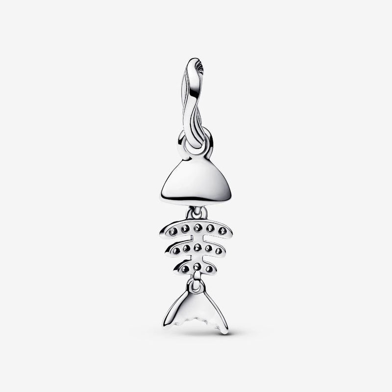 Turquoise Fishbone Pandora Charm