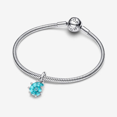 Blue Murano Sea Shell Pandora Charm