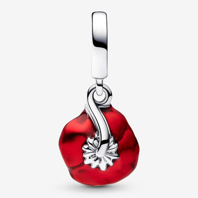 Red Flower Dangle Pandora Charm