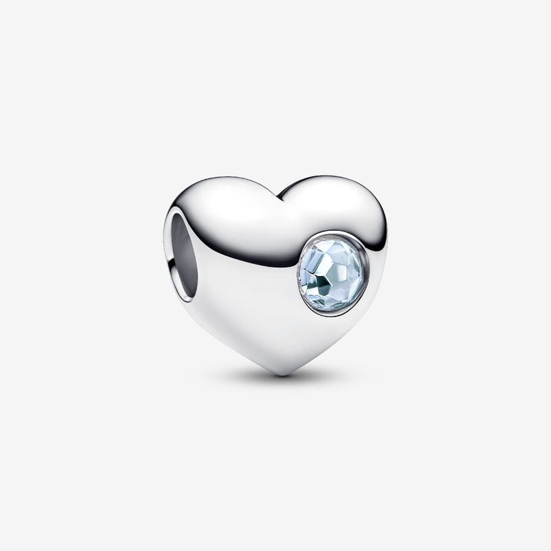 Heart Birthstone Pandora Charms