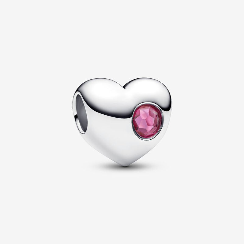 Heart Birthstone Pandora Charms