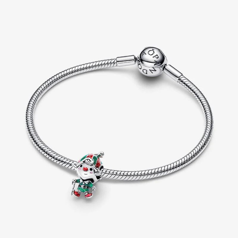 Moveable Elf Pandora Charm