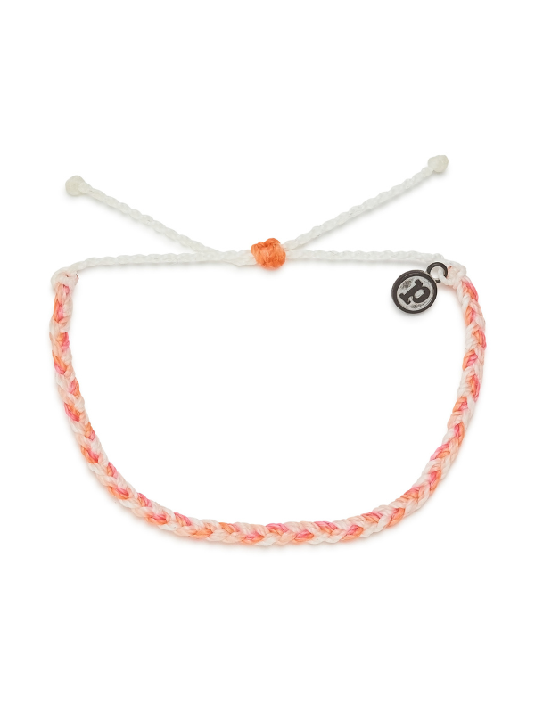 Boarding for Breast Cancer Mini Braid Pura Vida Bracelet