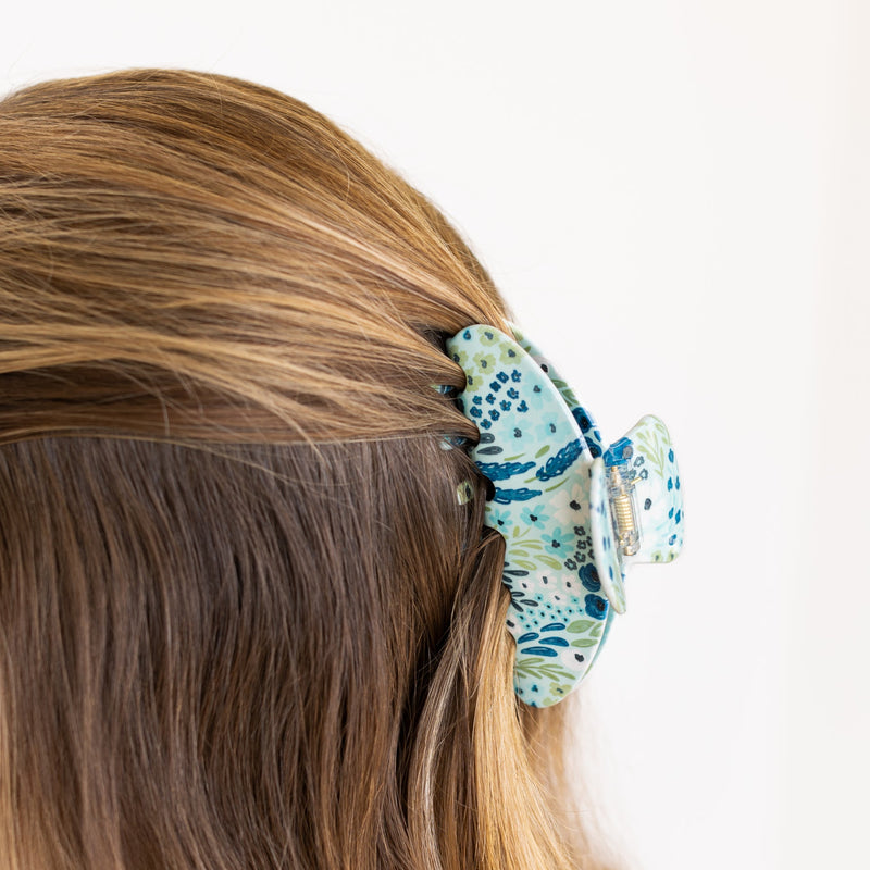 Floral Claw Clips