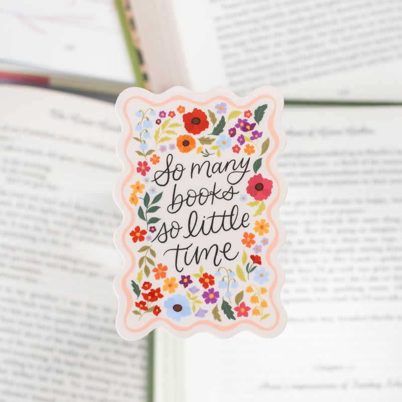 So Many Books Sticker