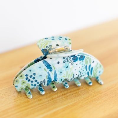 Floral Hair Claw Clips