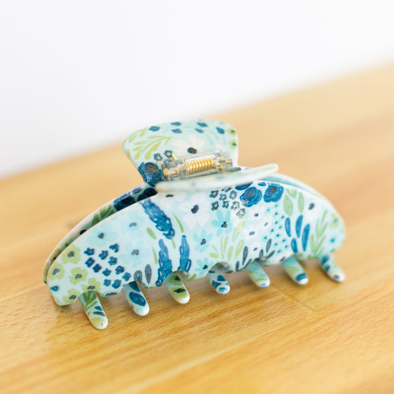 Floral Hair Claw Clips