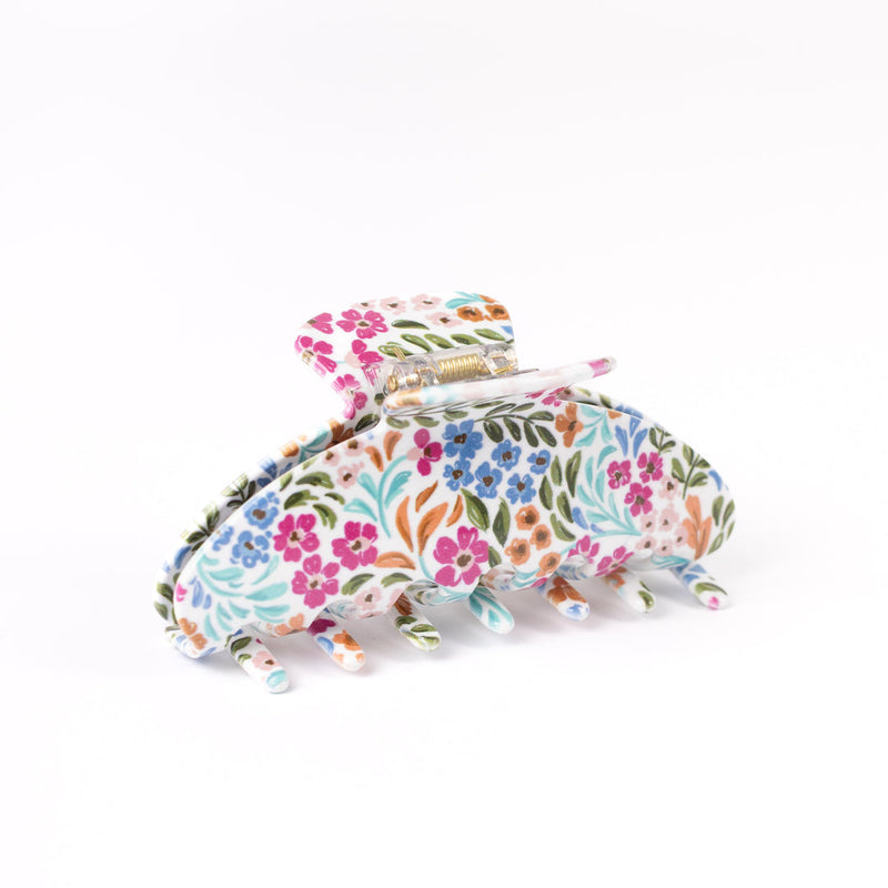 Floral Hair Claw Clips