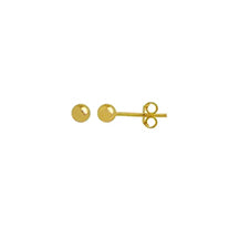 Gold Plated Small Ball Stud Earrings