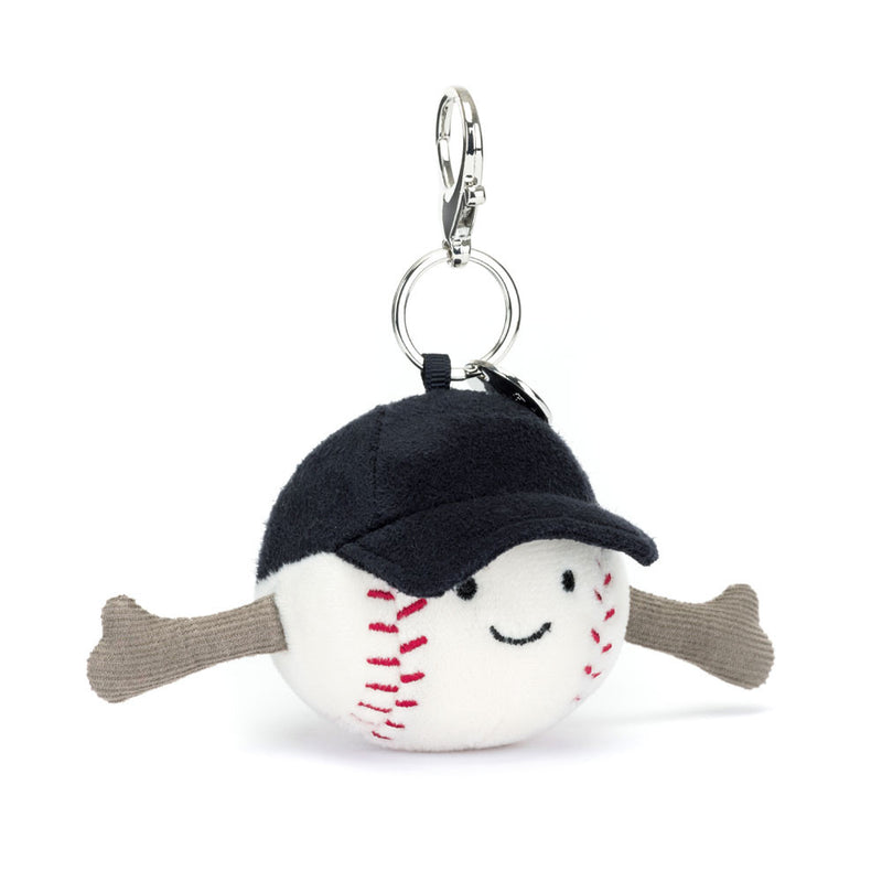Baseball Jellycat Bag Charm