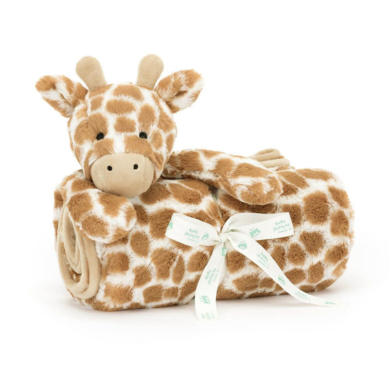 Bashful Giraffe Jellycat Blankie