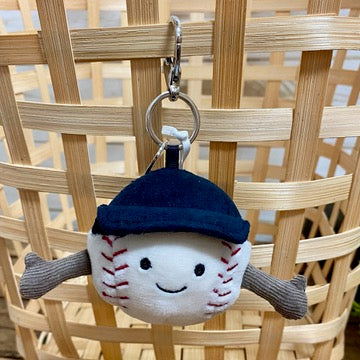 Baseball Jellycat Bag Charm