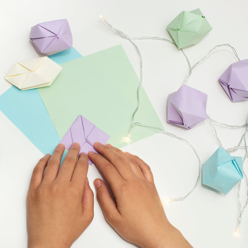 Make Your Own Origami String Lights