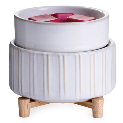 Swirl Glass 2-in-1 Candle Warmer