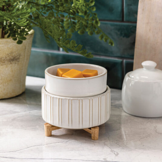 Swirl Glass 2-in-1 Candle Warmer