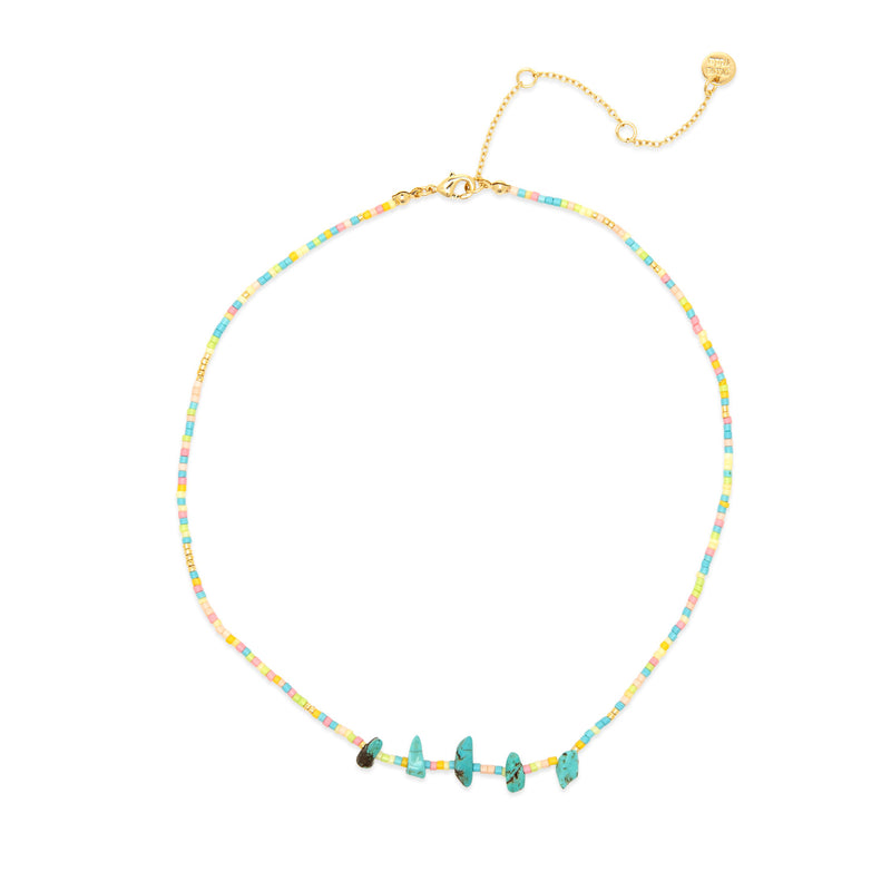 Solana Seed Bead Pura Vida Necklace