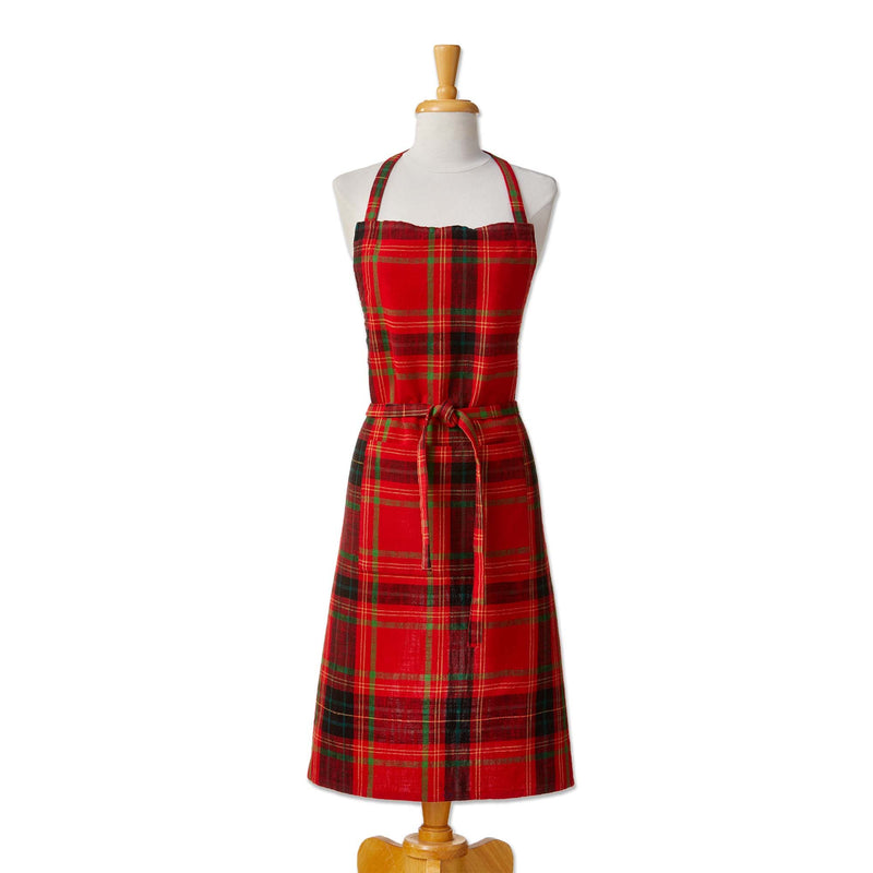 Holiday Plaid Apron
