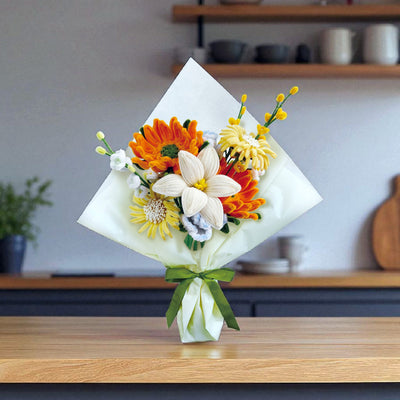 DIY Chenille Flower Bouquets