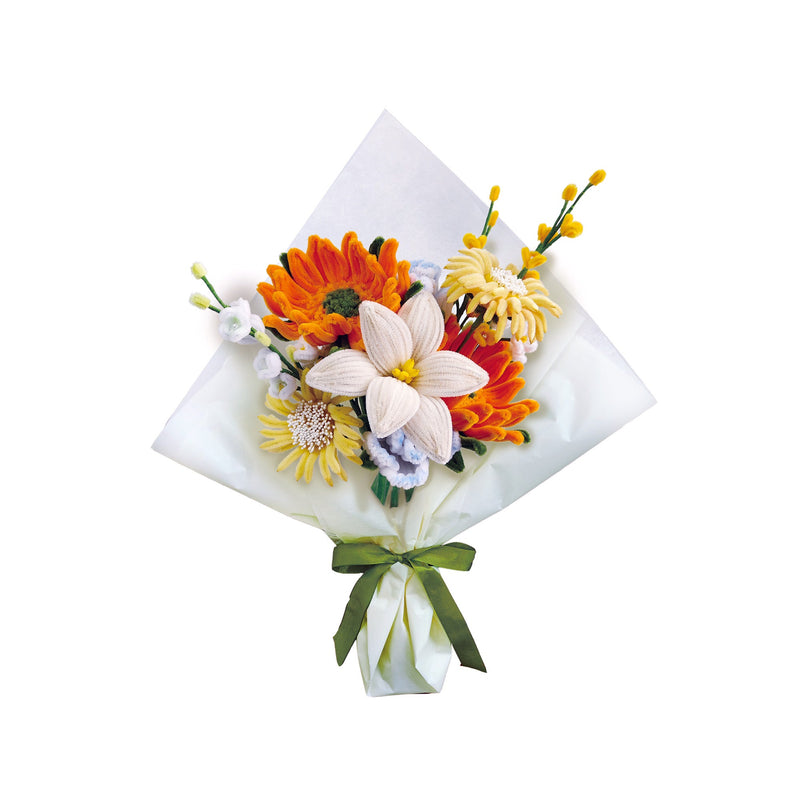 DIY Chenille Flower Bouquets