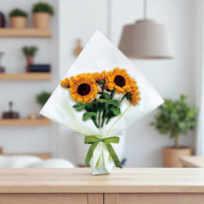 DIY Chenille Flower Bouquets