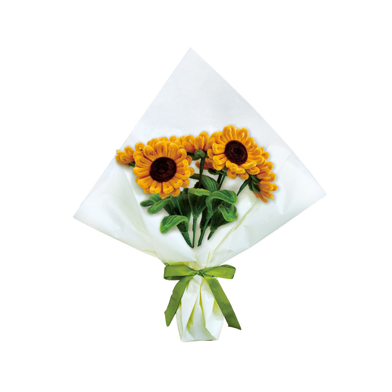 DIY Chenille Flower Bouquets