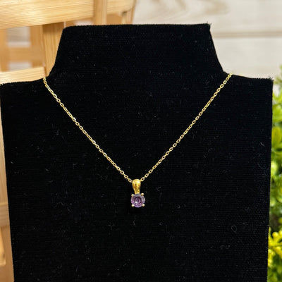 Gold Plated Birthstone Necklaces