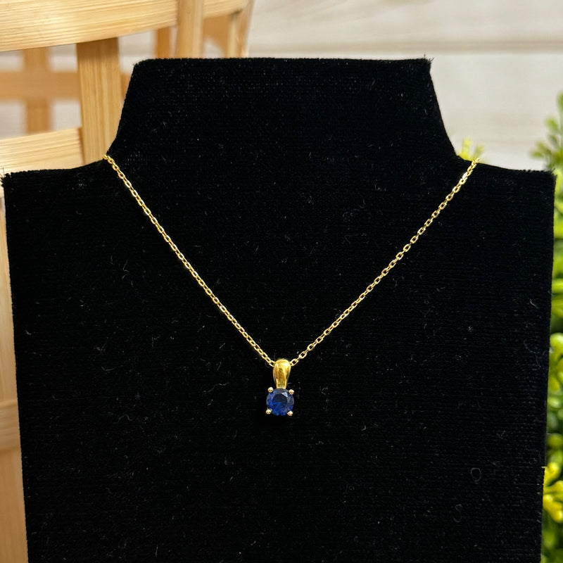 Gold Plated Birthstone Necklaces