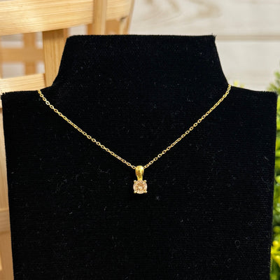 Gold Plated Birthstone Necklaces