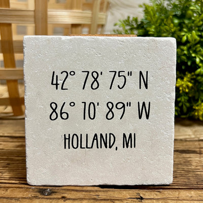 Limestone Coasters with Funny Sayings