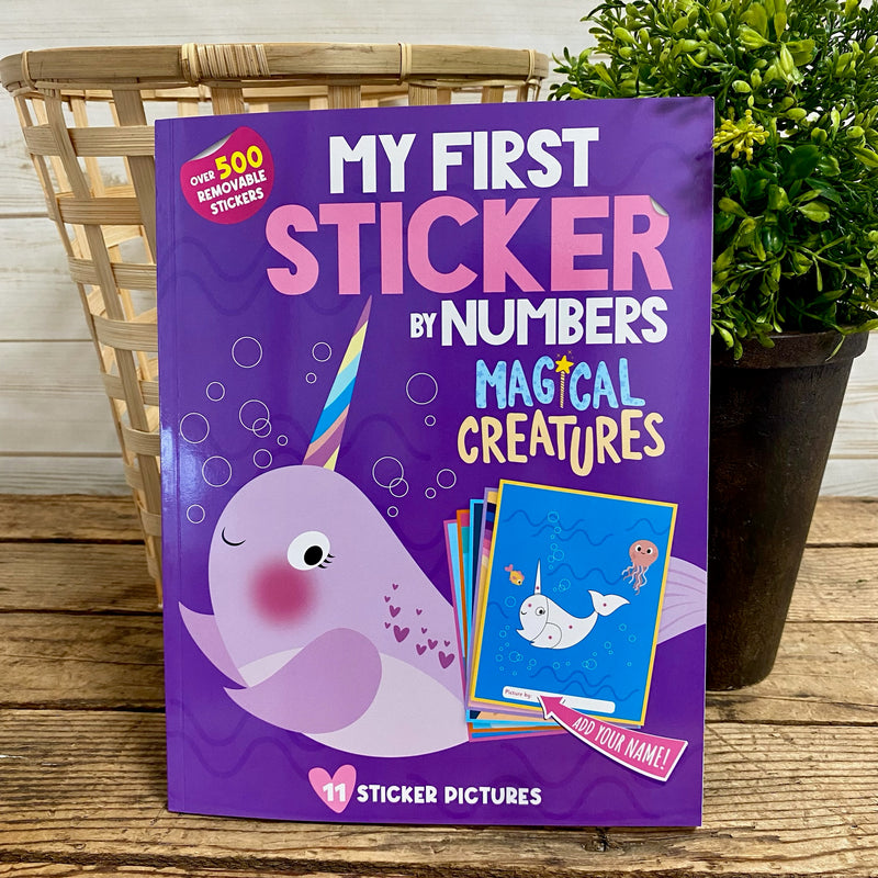 My First Sticker By Number Book