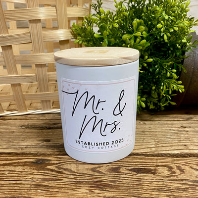 Mr. & Mrs. 2025 Candle