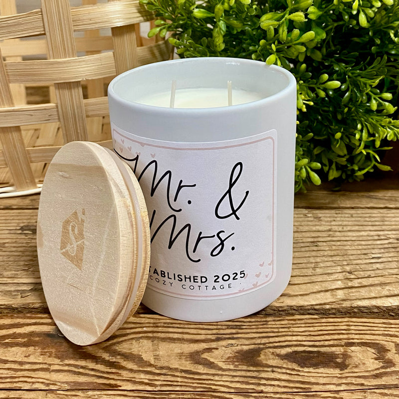 Mr. & Mrs. 2025 Candle