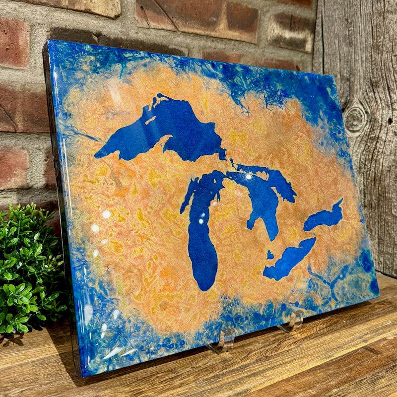 Michigan Copper Abstract Art