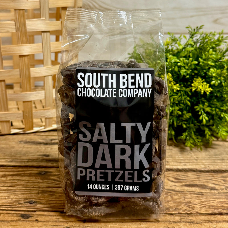 Salty Dark Pretzels