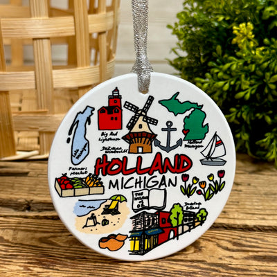 Holland Michigan Landmarks Ornament