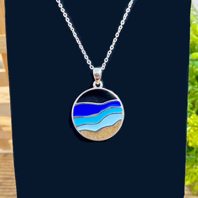 Hues Of Blue Dune Jewelry Holland Sand Necklace