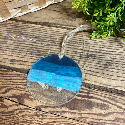 Great Lakes Waves And Sand Ornament