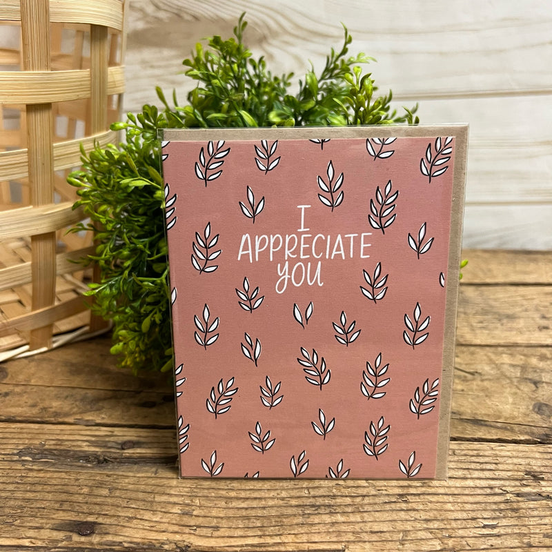 Appreciation Blank Card