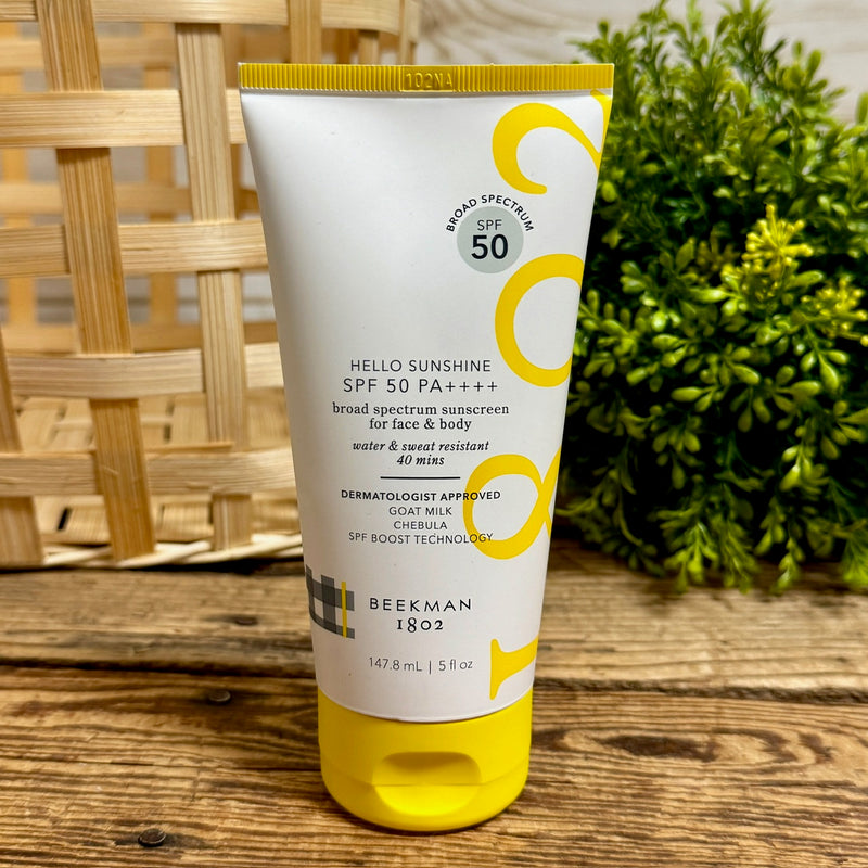 Beekman Hello Sunshine SPF 50 Face & Body Sunscreen