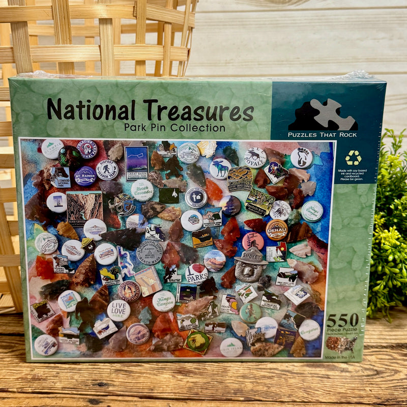 National Treasures Park Pin Collection Puzzle